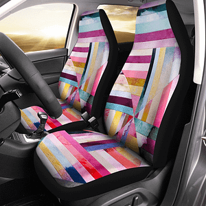 Rainbow Car Seat Covers Driver Side