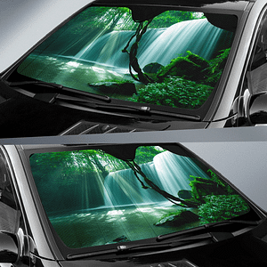 Waterfalls Auto Sun Shade Sedan