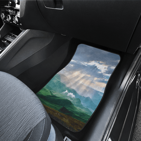 Car Floor Mats Sky Landscape Passenger Side
