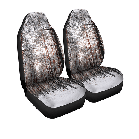 Winter in the woods Car Seat Covers