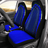 Blue fresco Car Seat Covers Driver Side
