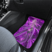 Purple cannabis passenger Car Floor Mats