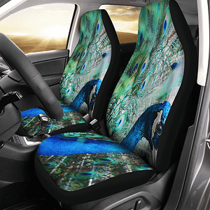 Peacock Car Seat Covers Driver Side